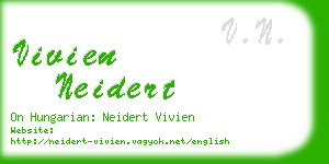 vivien neidert business card